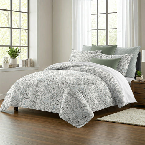 Couvre lit Paisley de Colcha Linens fabriqué au Canada – Image 2