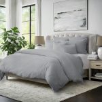 Couvre lit Elsie gris - Fabriqué au Canada par Colcha Linens