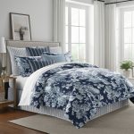 Couvre-lit Alexandria Indigo - Fabriqué au Canada par Colcha Linens