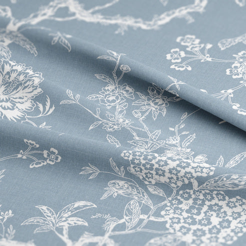 Couvre lit Elmwood bleu - Fabriqué au Canada par Colcha Linens – Image 3