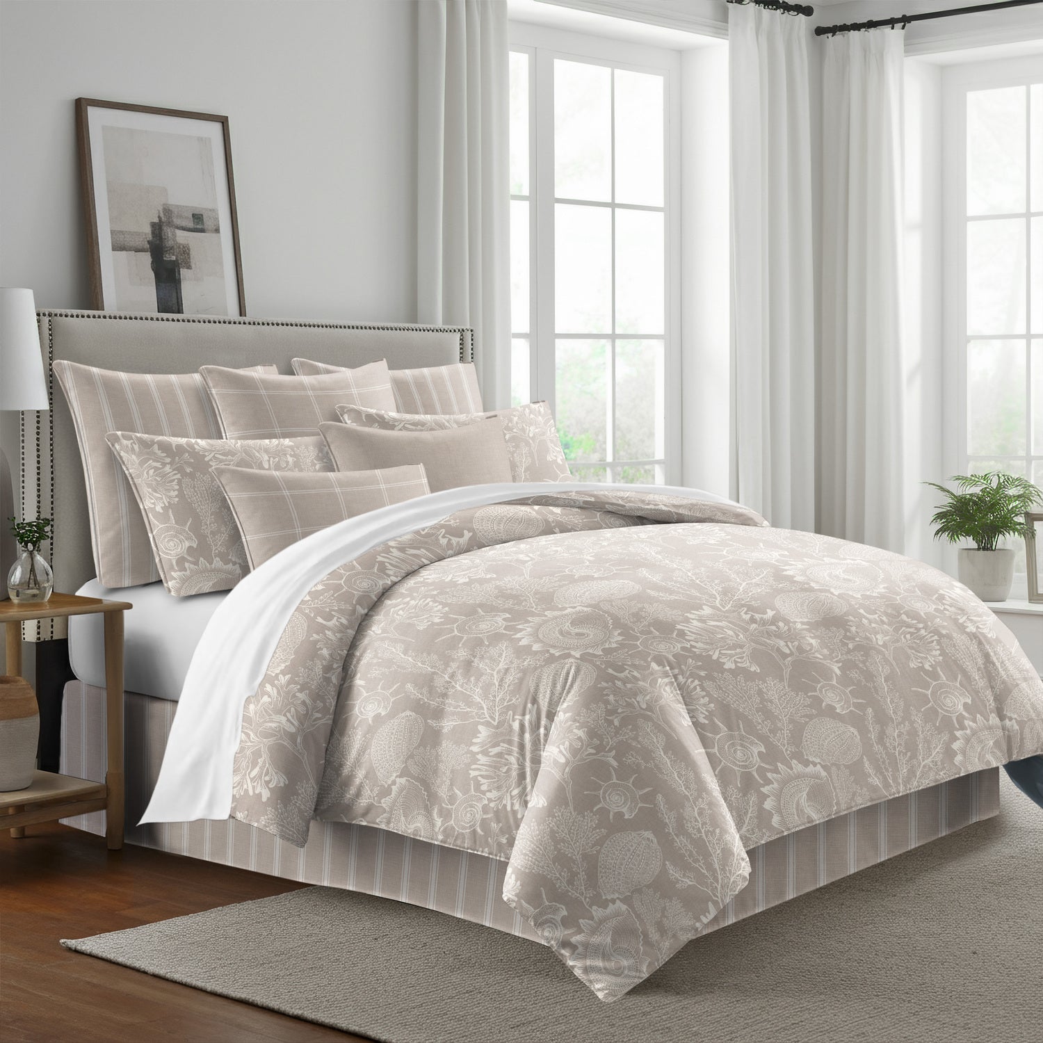 Couvre lit Shellabrate naturel - Fabriqué au Canada