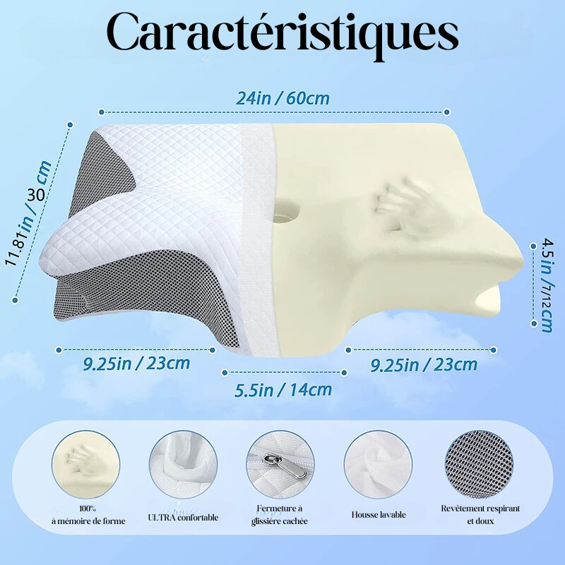 Oreillers forme papillon pour le cou – Image 8