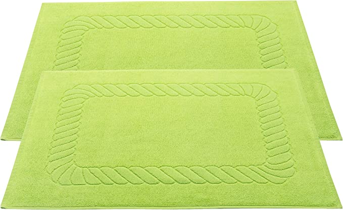 Tapis de bain anis éclatant