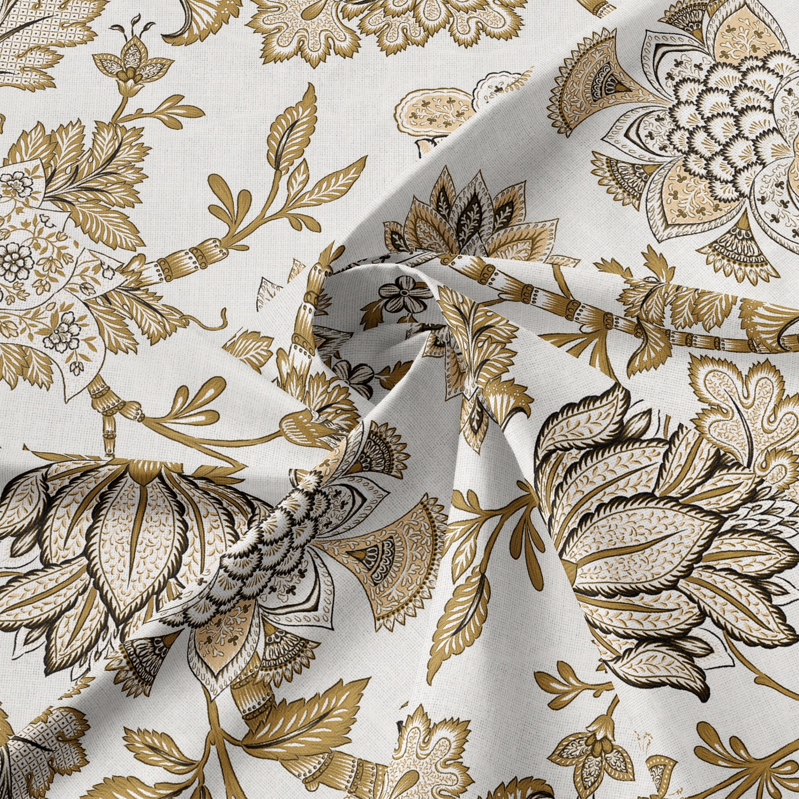 Couvre lit Bronte doré - Fabriqué au Canada par Colcha Linens – Image 3