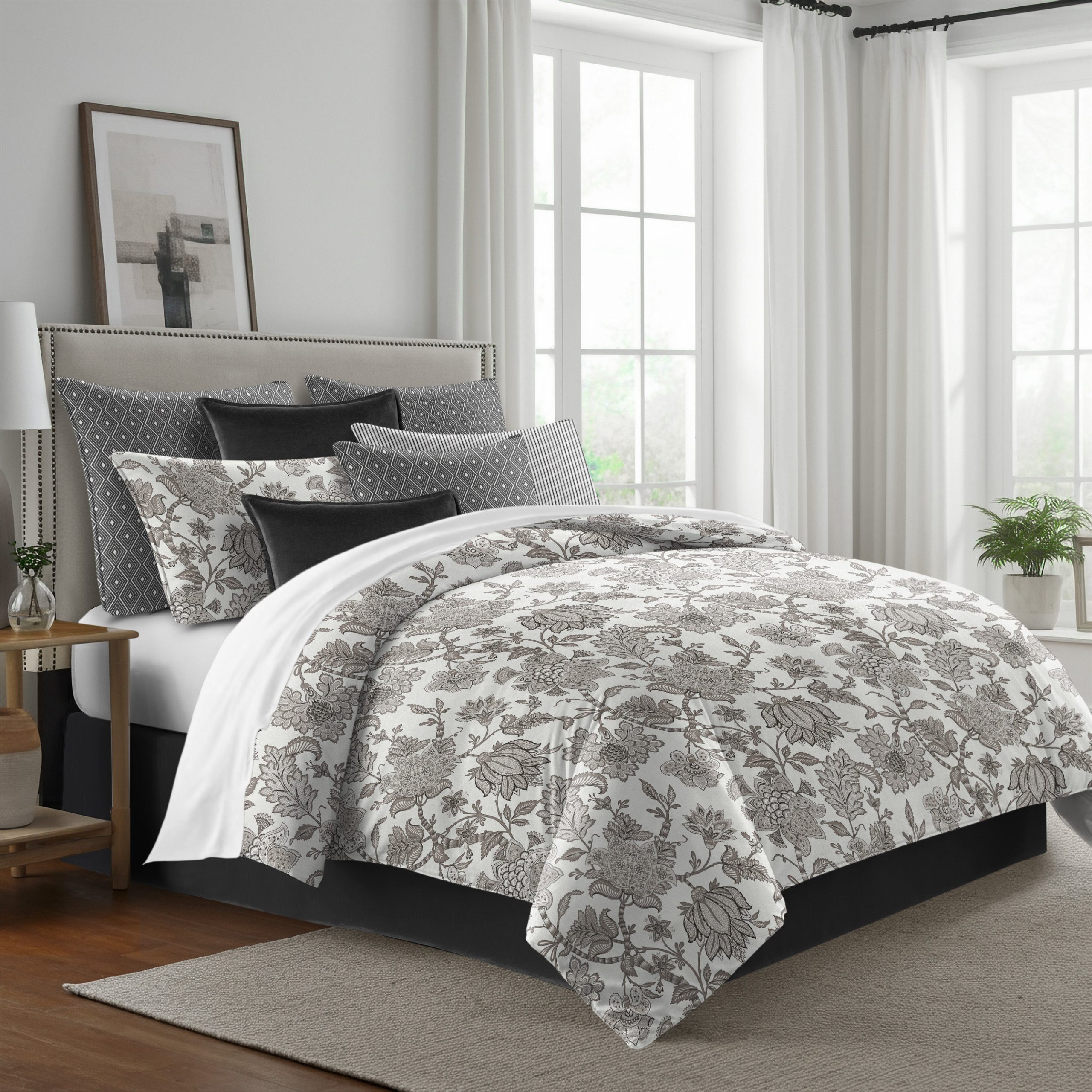 Couvre-lit Bronte ivoire - Fabriqué au Canada par Colcha Linens