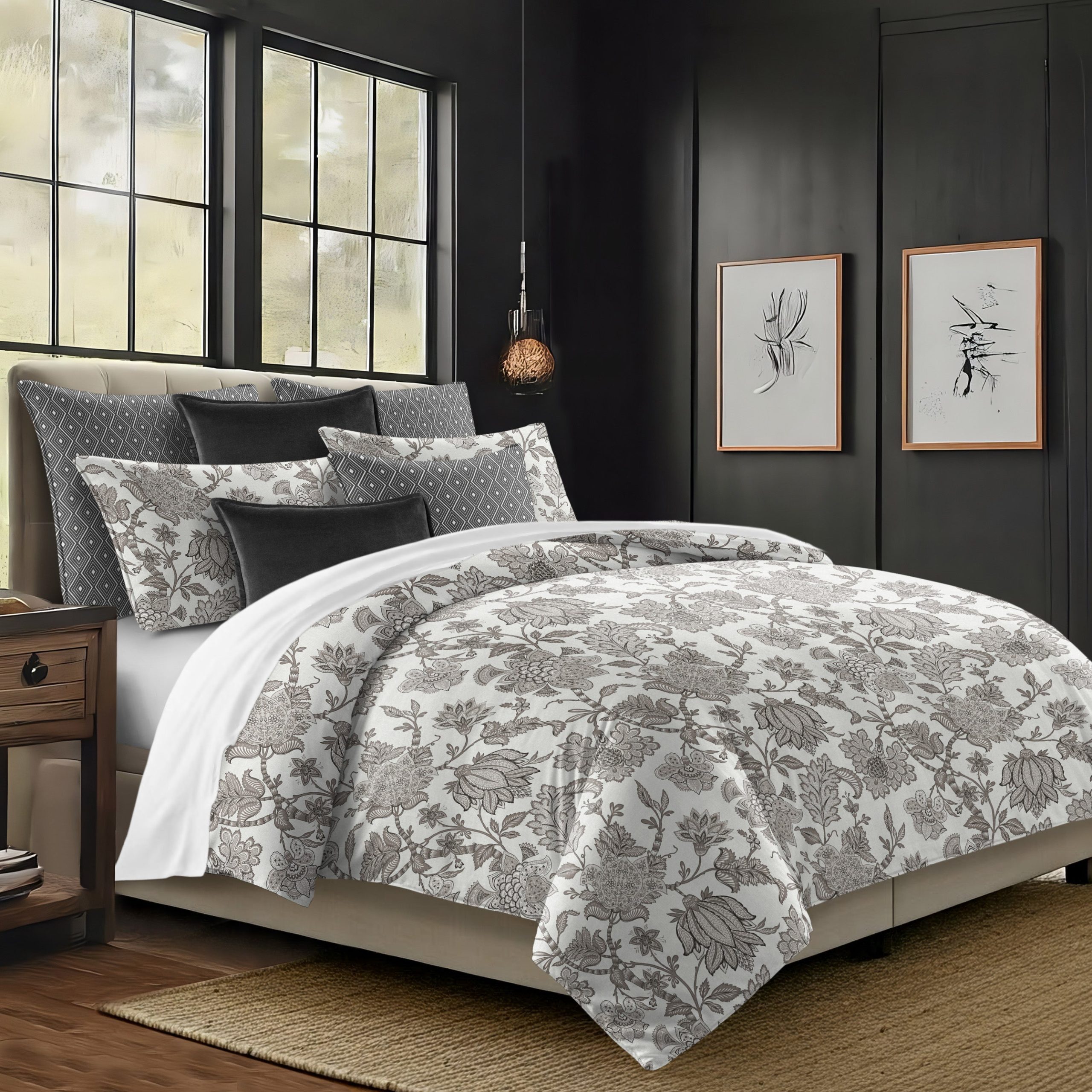 Couvre-lit Bronte ivoire - Fabriqué au Canada par Colcha Linens – Image 2