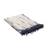 Couvre lit Cozy bleu et blanc