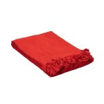 Couvre lit cozy rouge