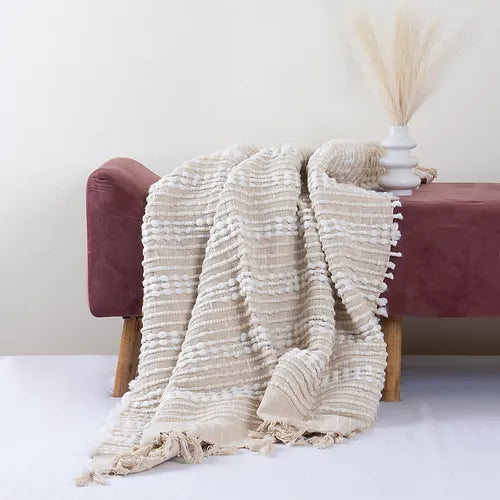 Couvre-lit Cozy beige – Image 2