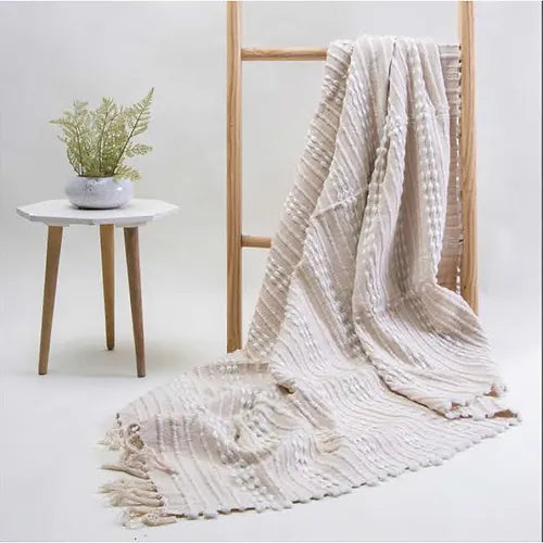 Couvre-lit Cozy beige