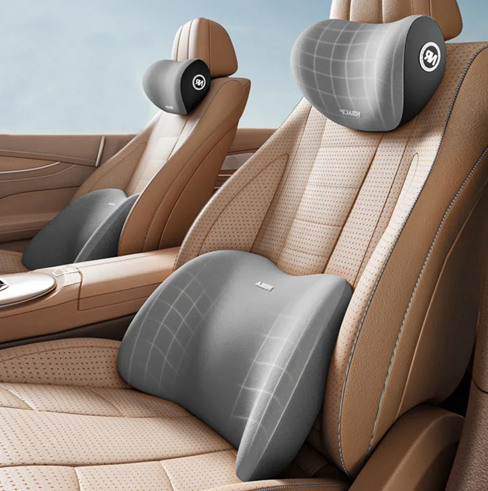 Oreillers duo pour voiture en mousse viscoélastique – Image 7