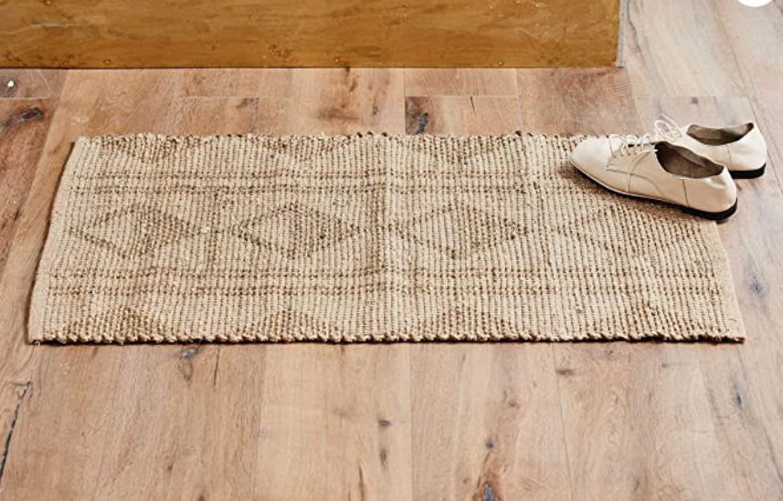 Tapis de bain en jonc de mer