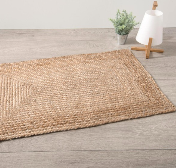 Tapis de bain en jute