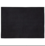 Tapis de bain coton ébène