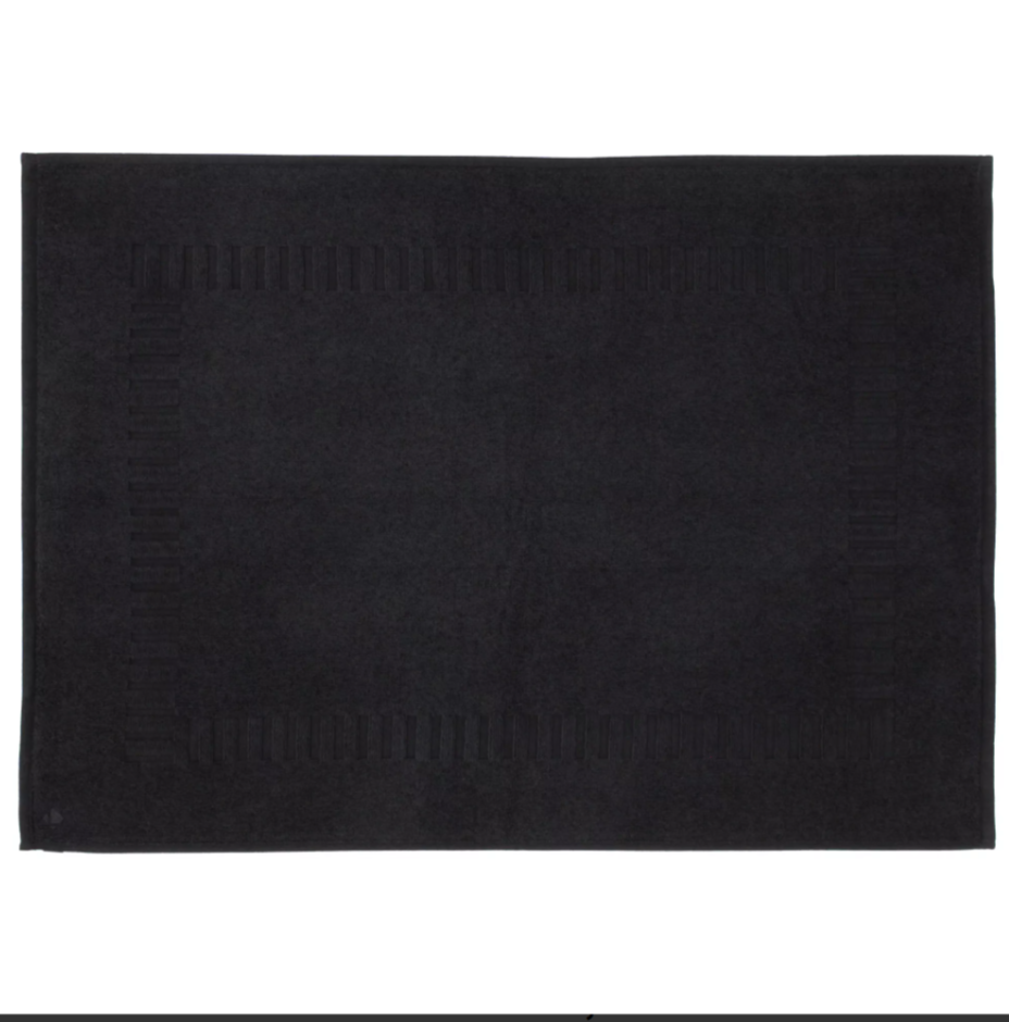 Tapis de bain coton ébène