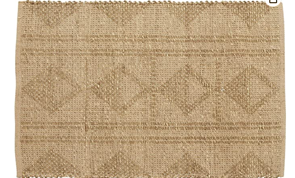 Tapis de bain en jonc de mer – Image 2