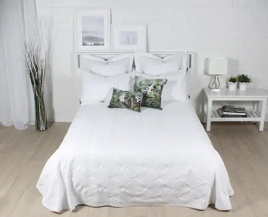 Couvre-lit Chloé blanc