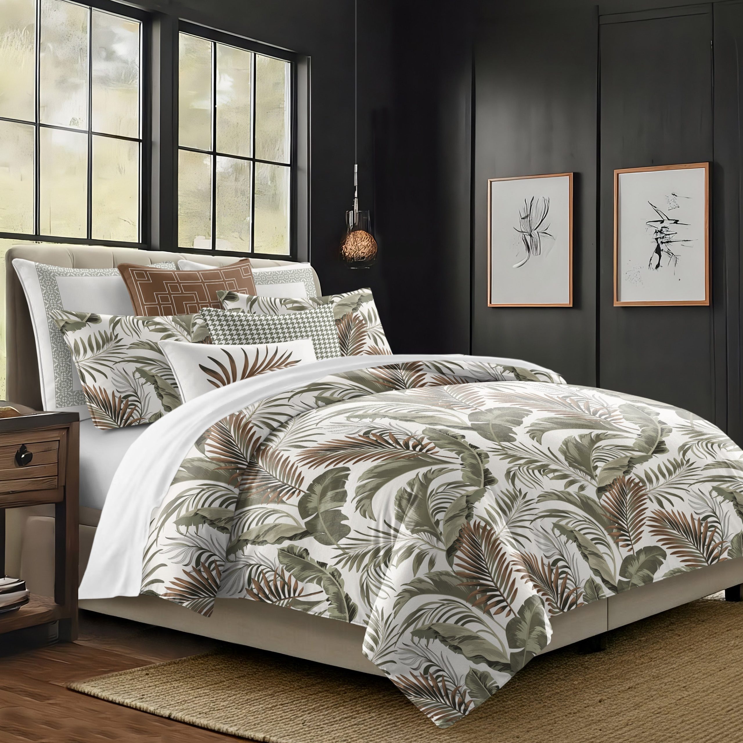Couvre lit cuivre frondosa - Colcha Linens – Image 2
