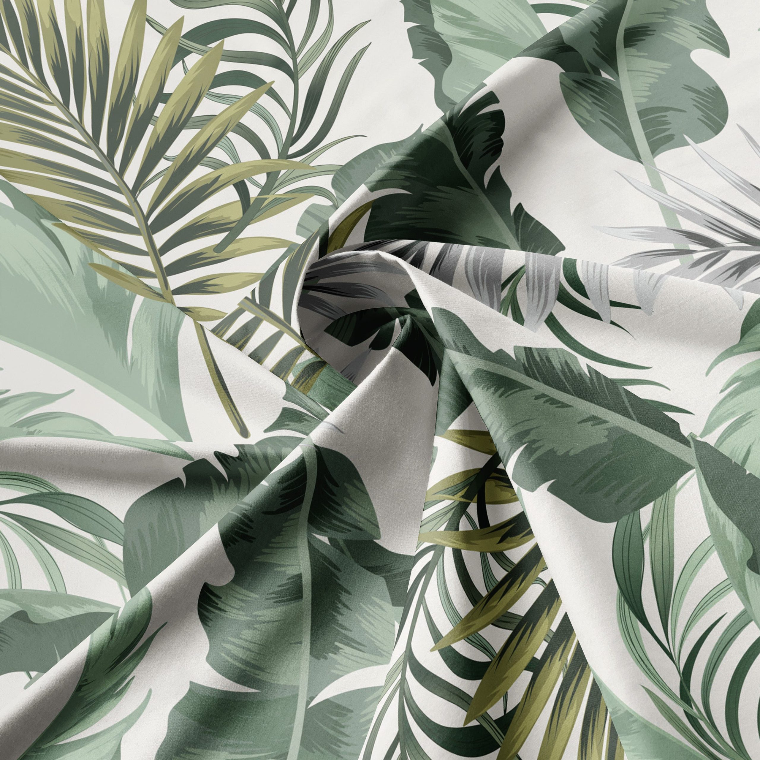 Couvre lit Vert Frondosa fabriqué au Canada par Colcha Linens – Image 4