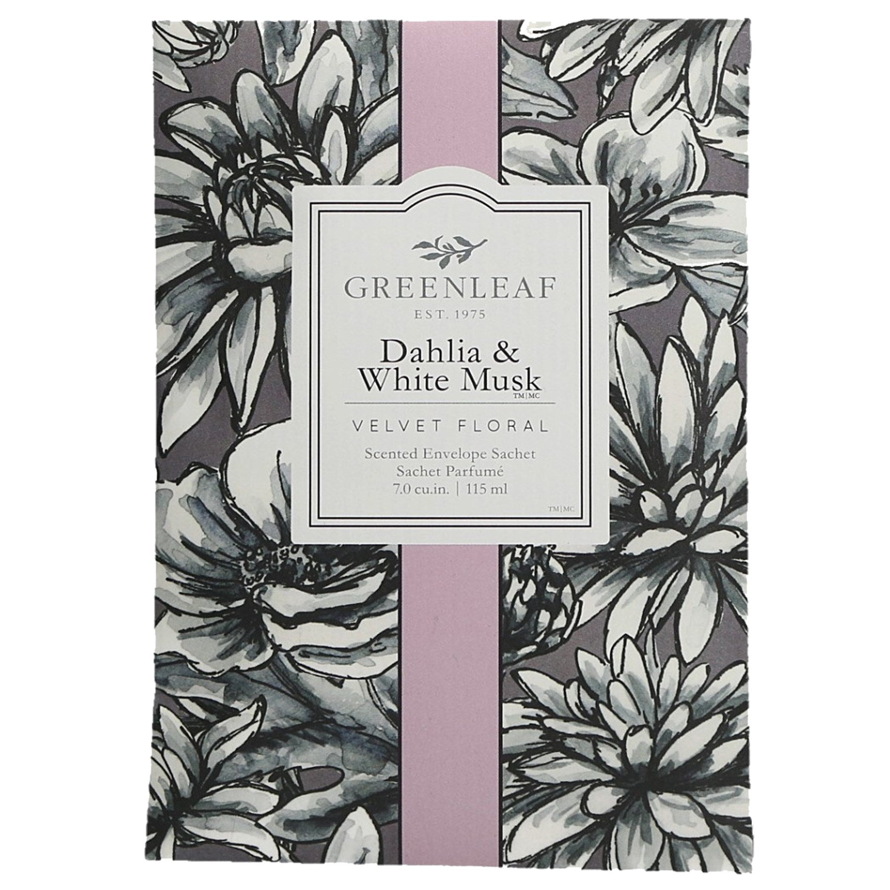 Sachets parfumés dahlia et musc blanc