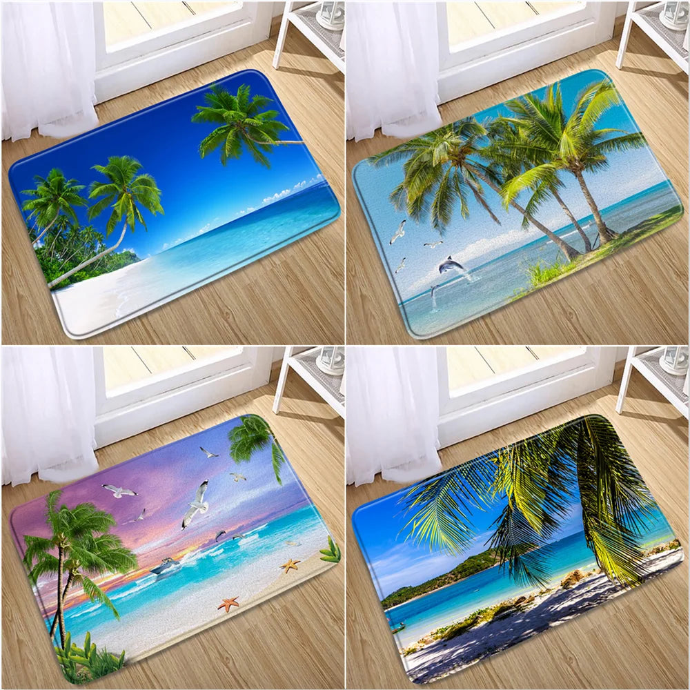 Tapis de bain motif exotique – Image 6