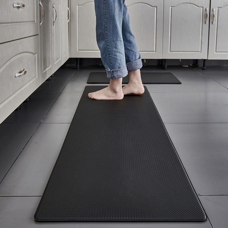 Tapis de bain extra long noir