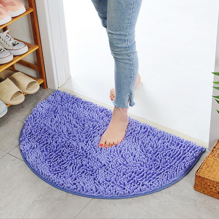 Tapis salle de bain demi violet
