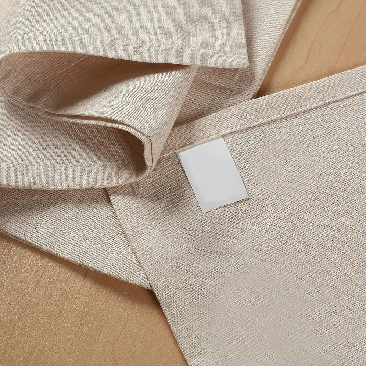 Serviette de table - ensemble de 6 beige en polyester – Image 3