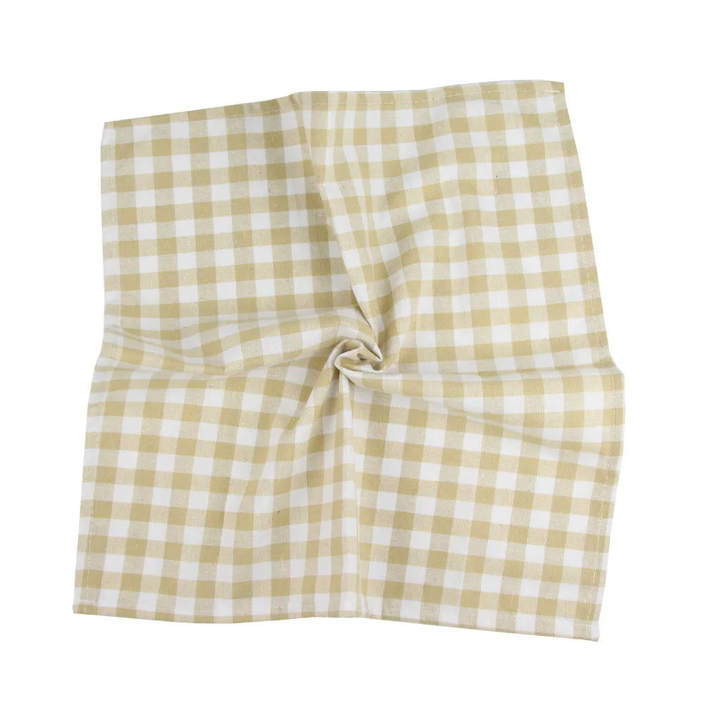 Serviette de table ensemble de 12 tartan en polycoton – Image 15