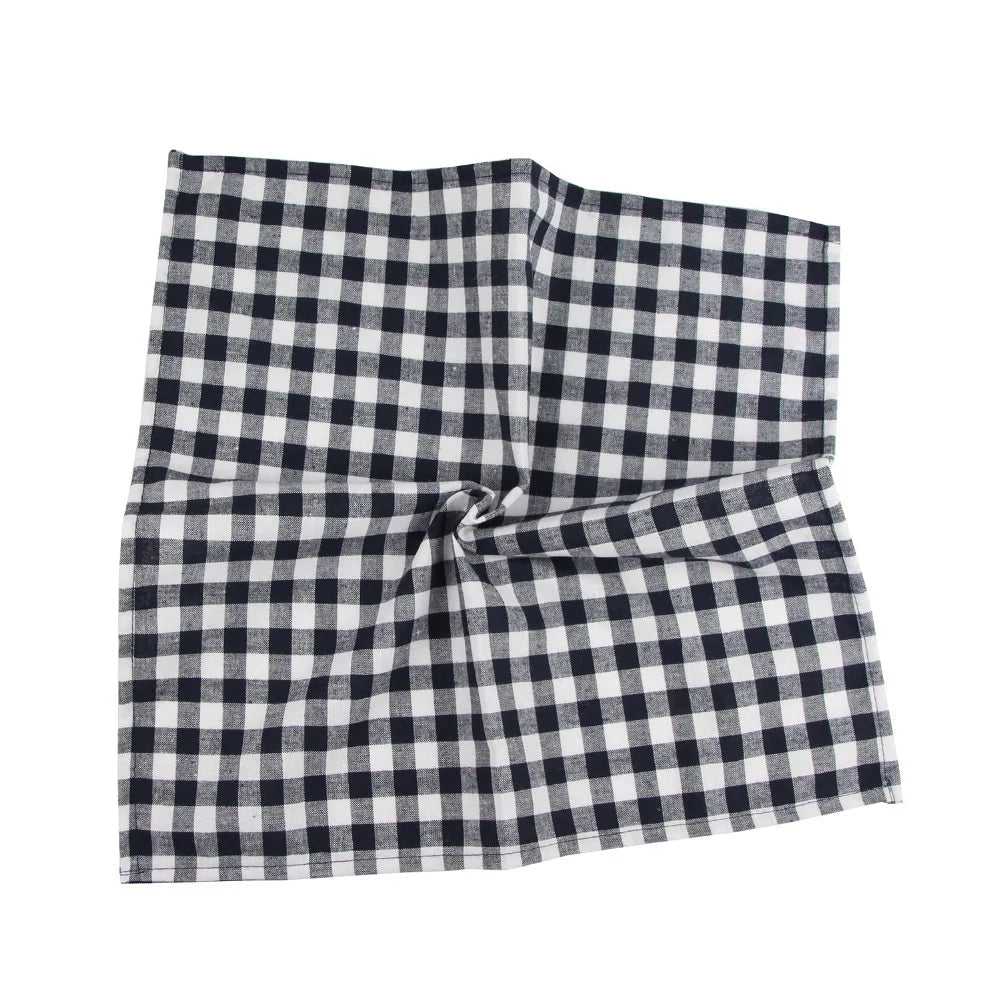 Serviette de table ensemble de 12 tartan en polycoton – Image 16