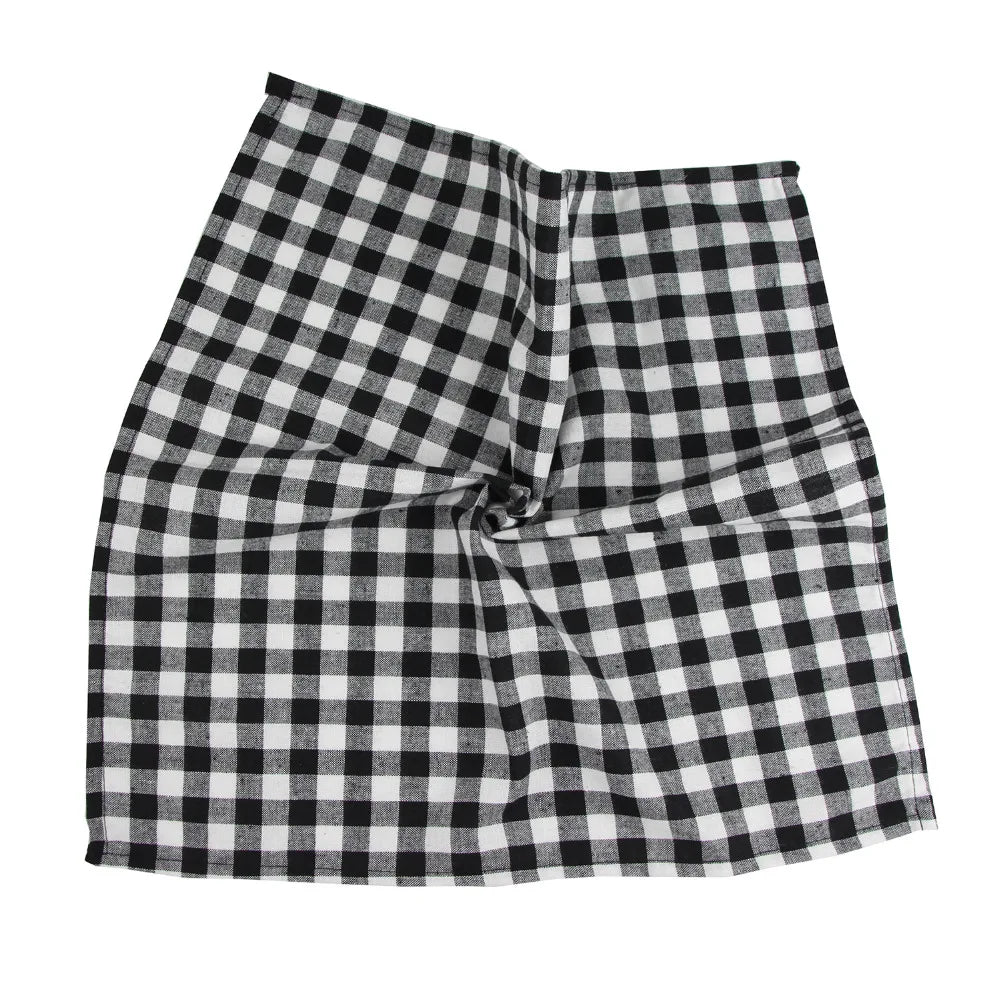 Serviette de table ensemble de 12 tartan en polycoton – Image 18