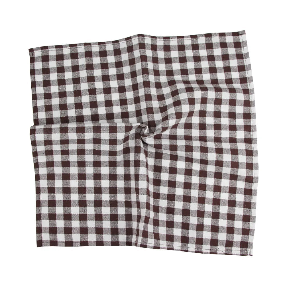 Serviette de table ensemble de 12 tartan en polycoton – Image 19