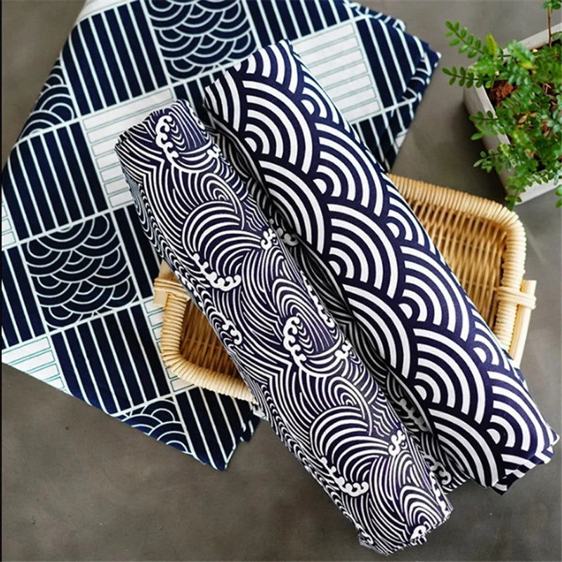 Serviette de table en polycoton avec motifs japonais - pack de 4 – Image 5