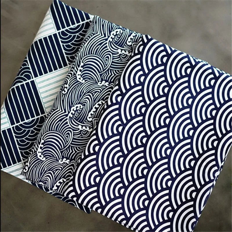 Serviette de table en polycoton avec motifs japonais - pack de 4 – Image 9