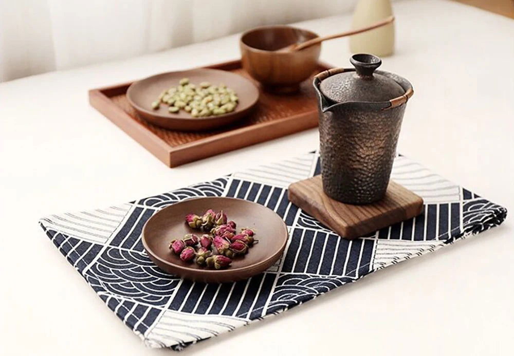 Serviette de table en polycoton avec motifs japonais - pack de 4 – Image 12