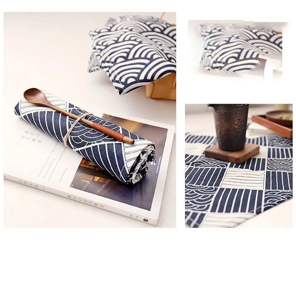 Serviette de table en polycoton avec motifs japonais - pack de 4 – Image 17