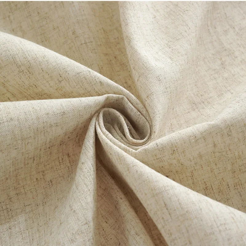 Nappe carrée en coton beige – Image 6