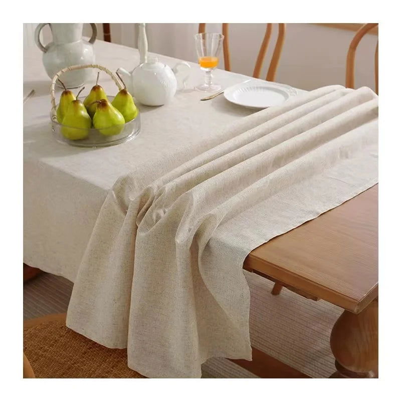 Nappe coton beige