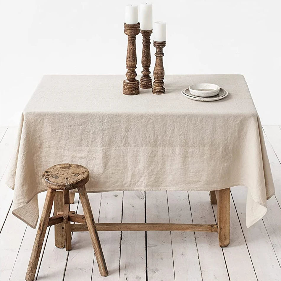Nappe en pure lin style classique