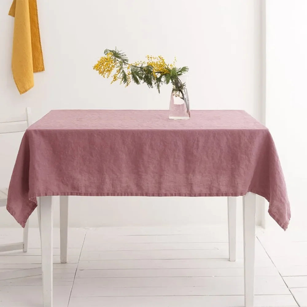 Nappe en pure lin style classique