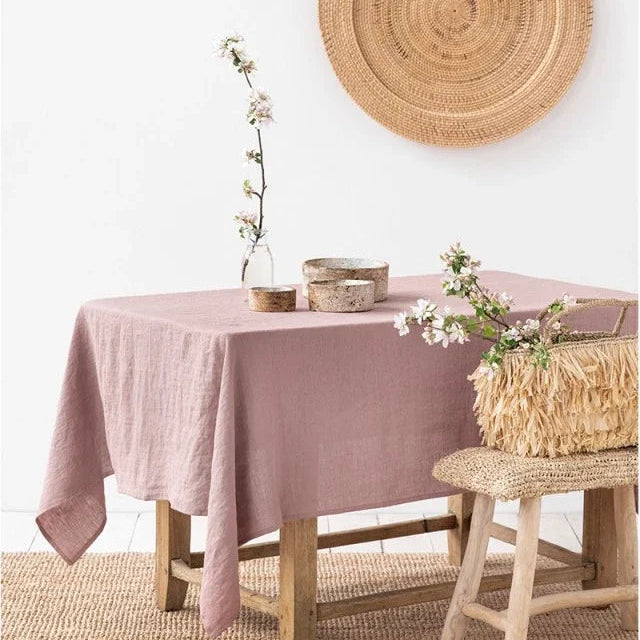 Nappe en pure lin style classique