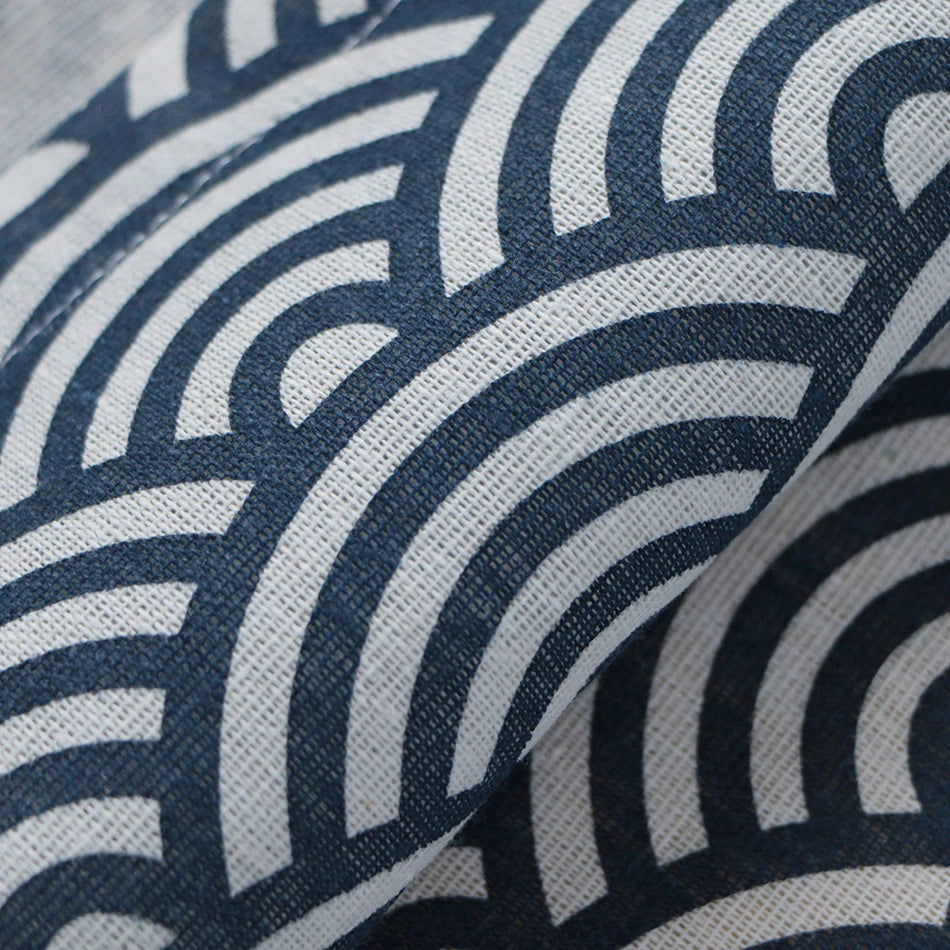 Nappe carrée motif palmiers en coton et lin japonais – Image 7
