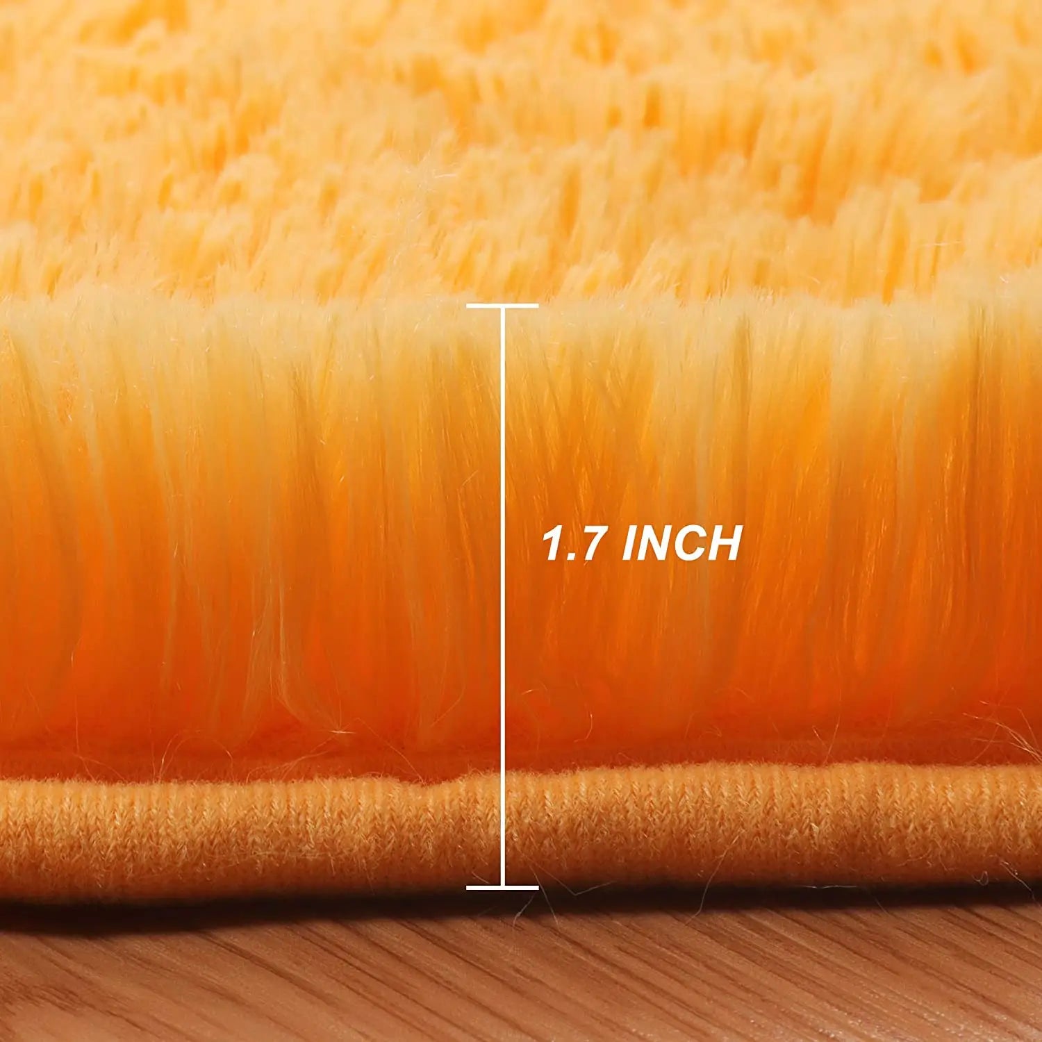 Tapis de bain cercle orangé – Image 3