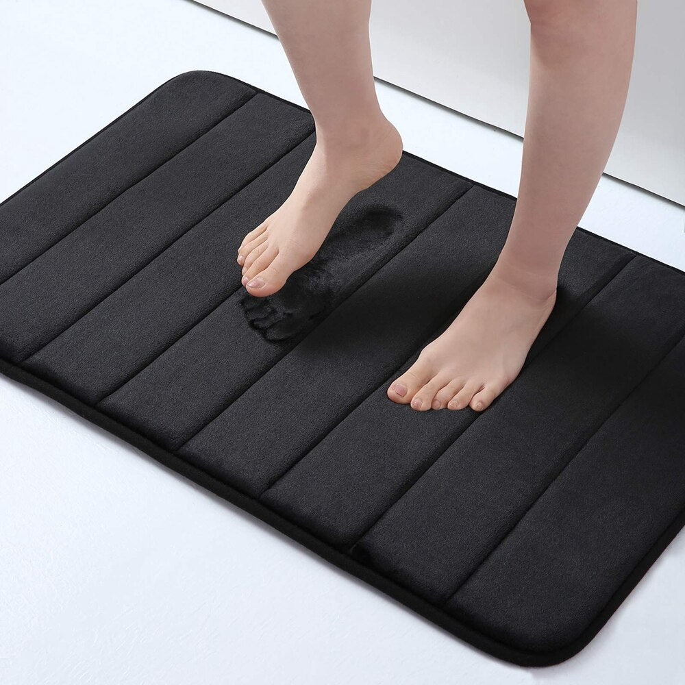 Tapis de bain 90x60 noir