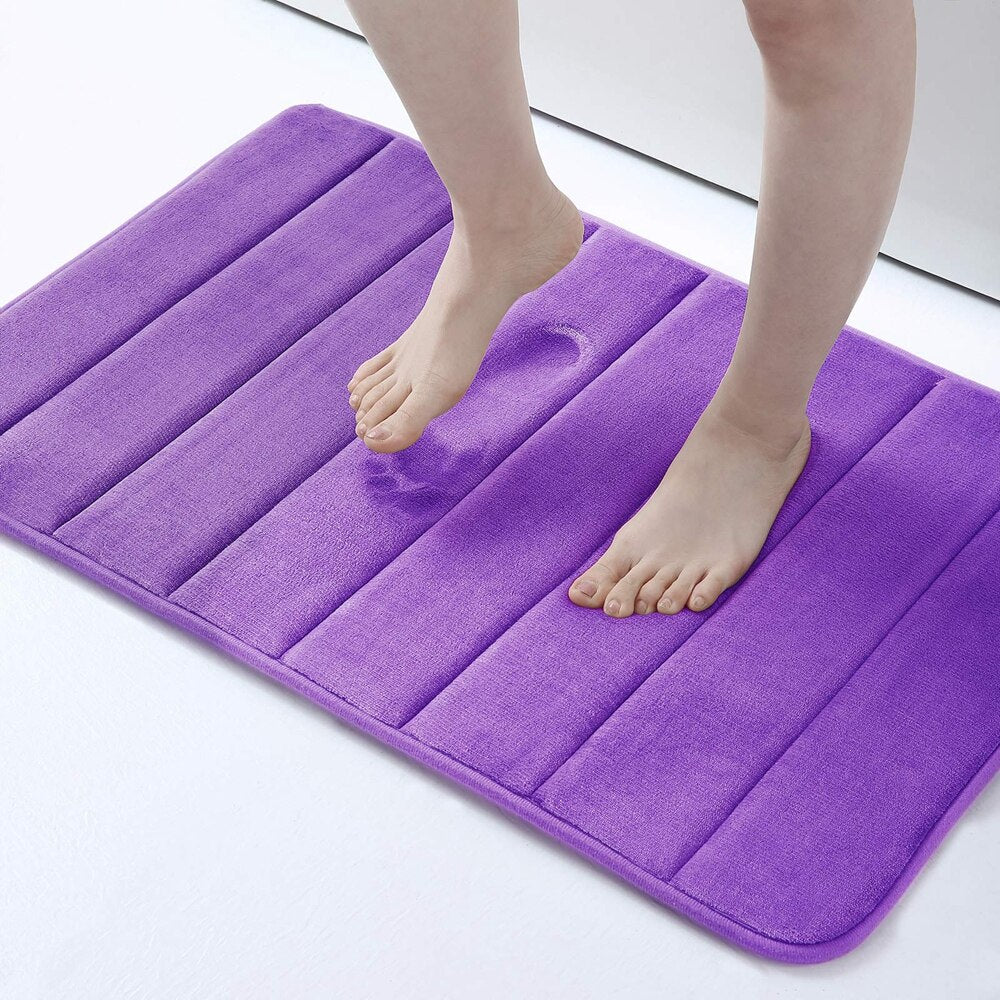 Tapis de bain 40 x 50 cm violet