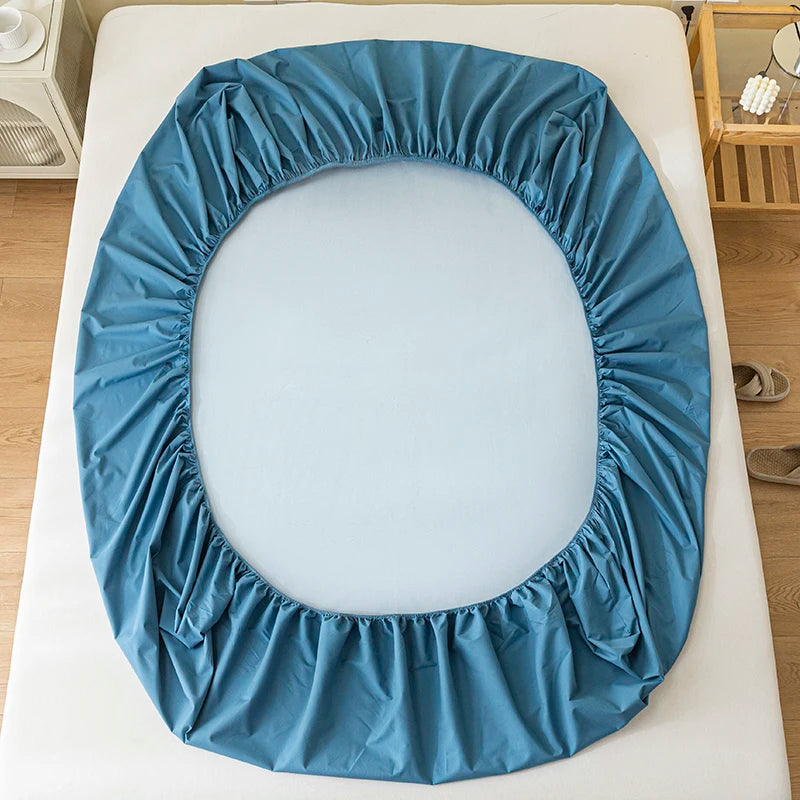 Drap housse bleu résistant à l'eau – Image 4