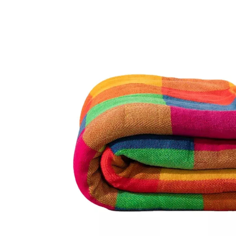 Plaid chemin de lit multicolore éclat cosy – Image 5