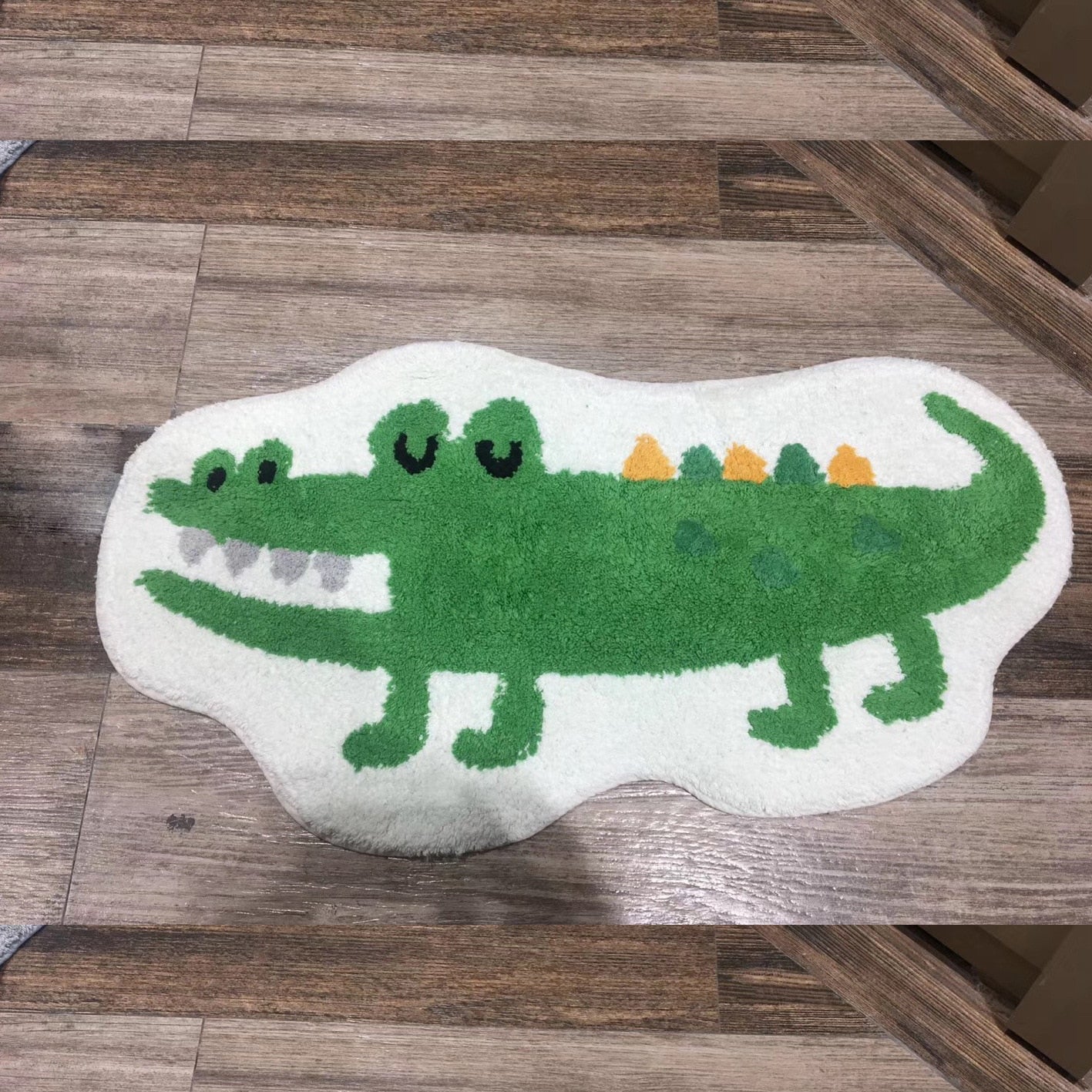 Tapis de bain motif saurien