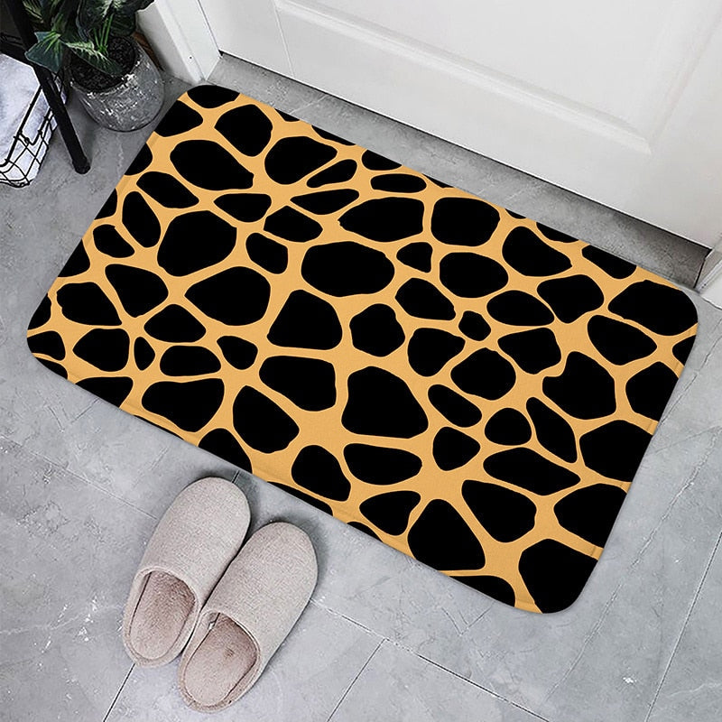 Tapis de bain léopard