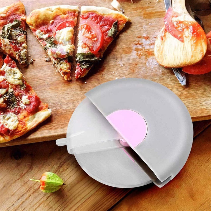 Vaisselle : trancheur à pizza en inox – Image 3